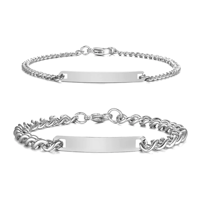 Personalisierte Armbänder mit Gravur