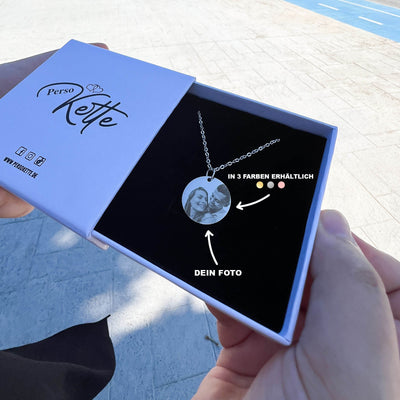 Kette mit Fotogravur