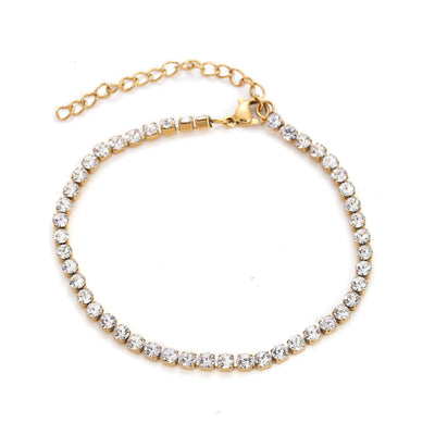 Tennis Armband in Gold 3mm