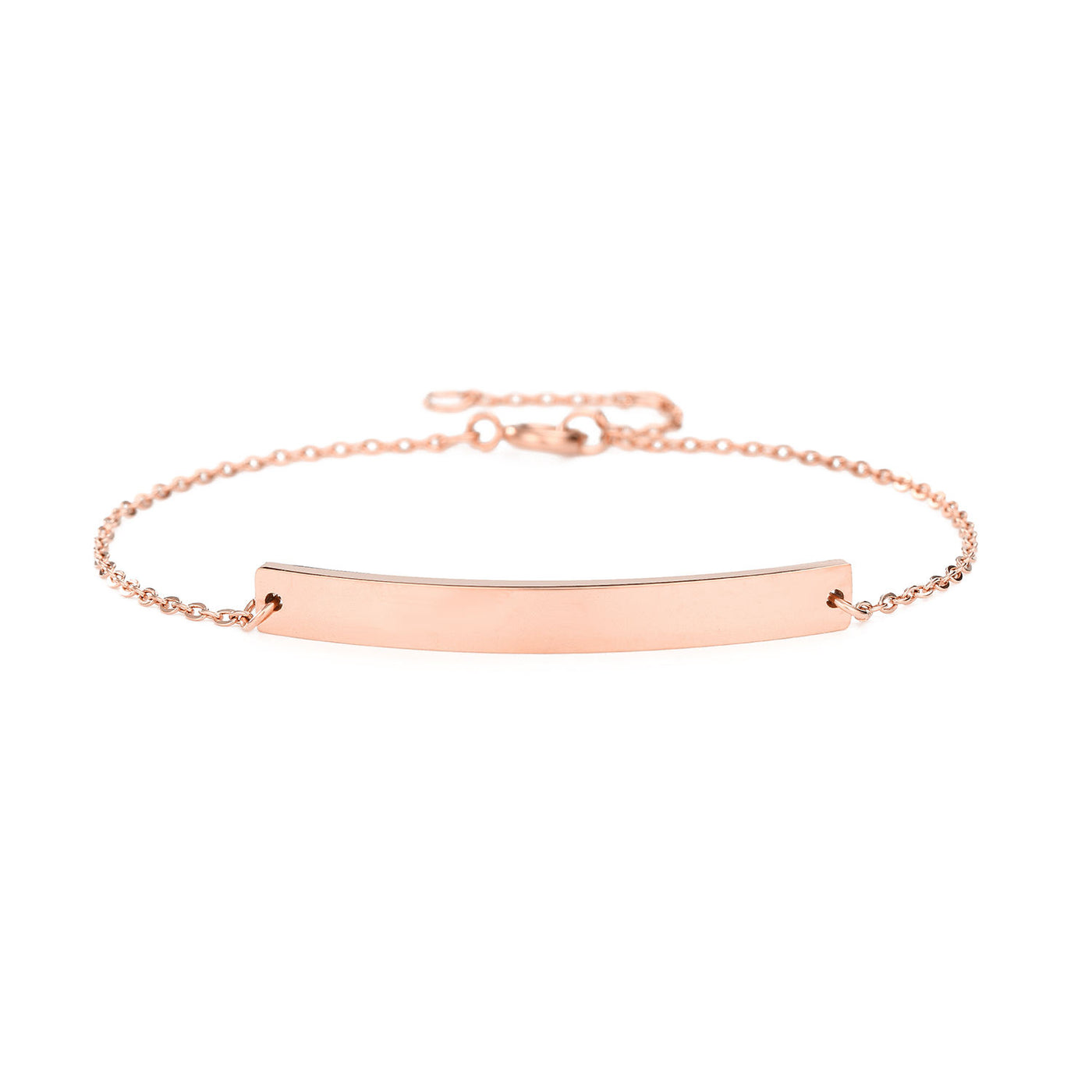 Armband personalisiert mit Gravur rosegold