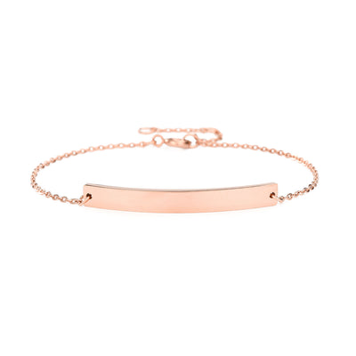 Armband personalisiert mit Gravur rosegold