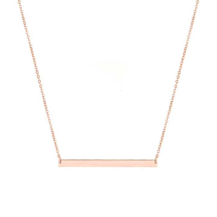 Halskette mit Gravur rosegold